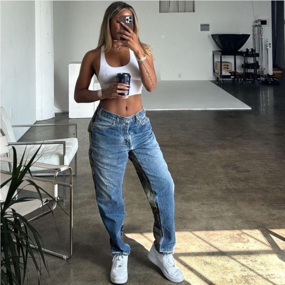 REWORKED LEVI SAMARIALEAH JEANS!